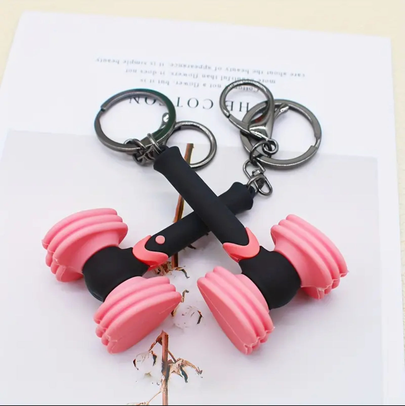 Pink Hammer keychains