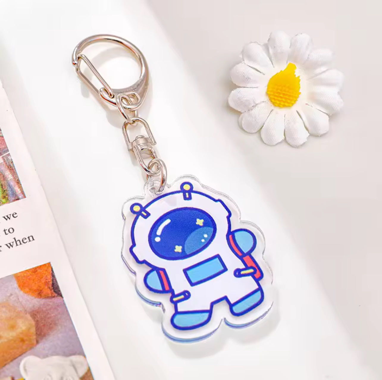 Astronaut Acrylic Keychains