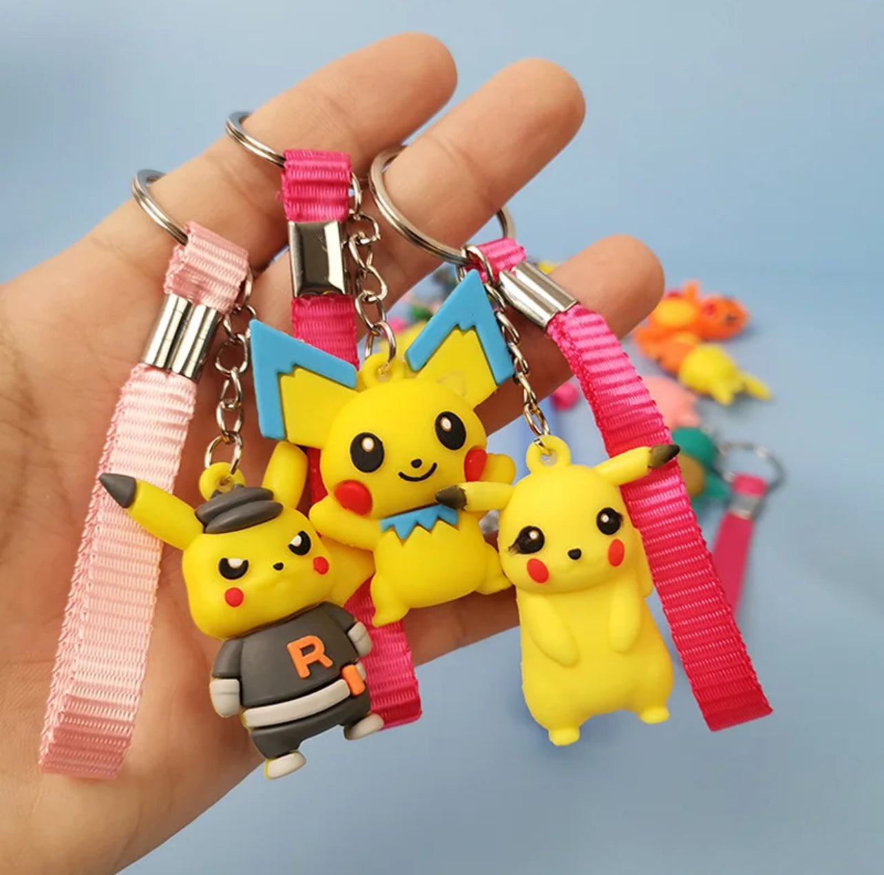 Random Pokemon Keychains