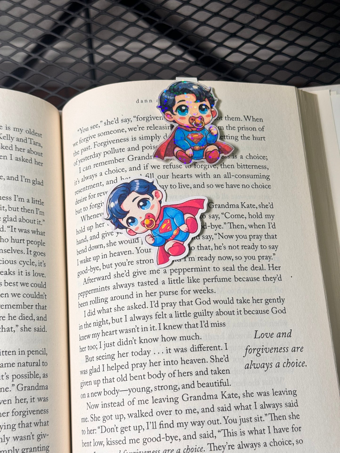 Super Man Baby Magnetic Bookmark