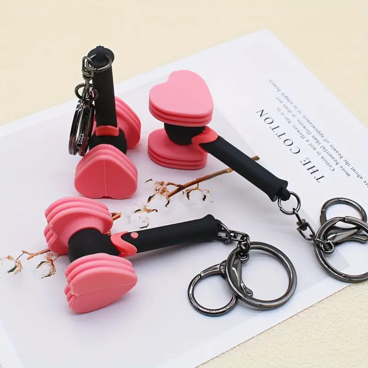 Pink Hammer keychains