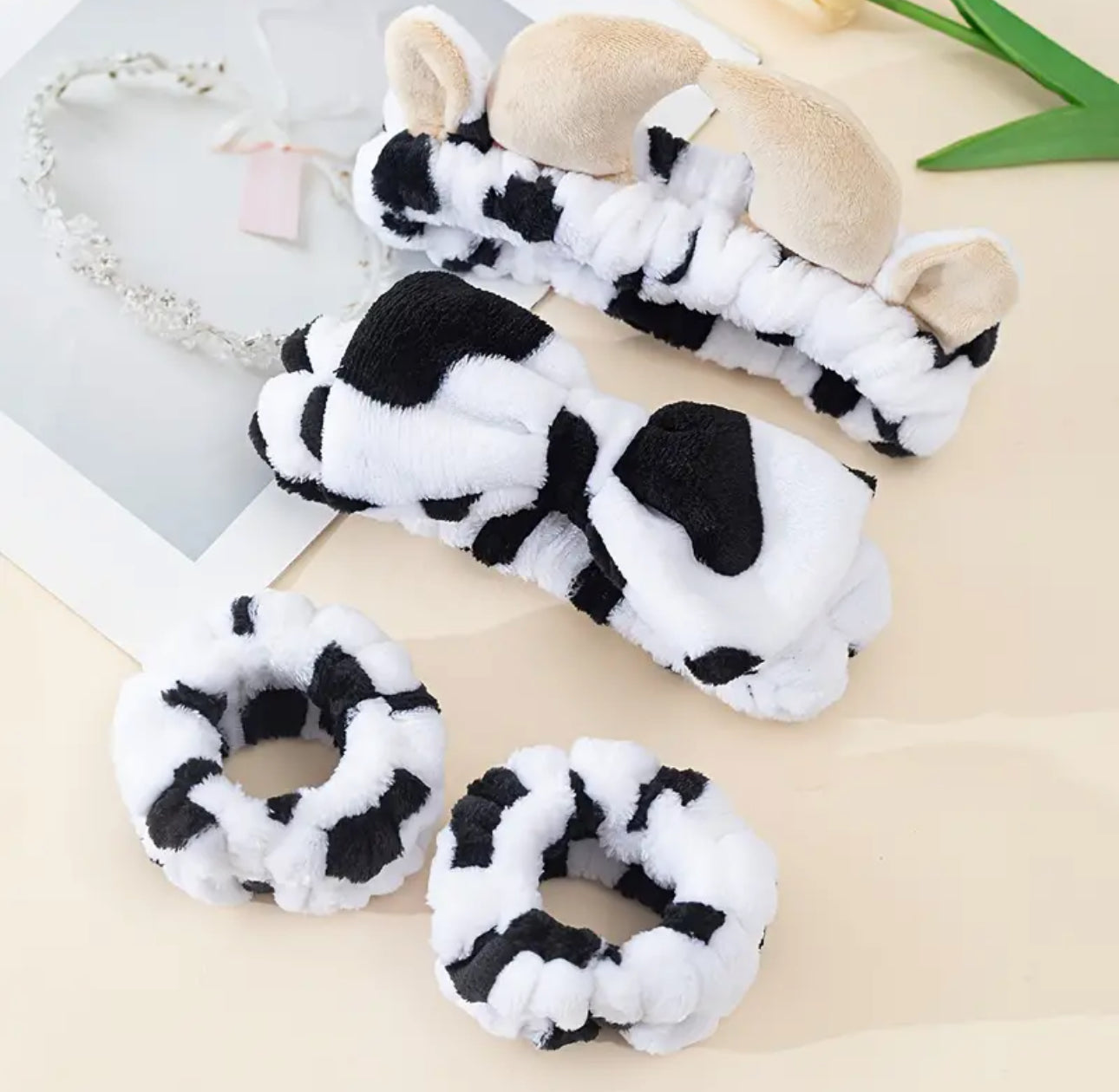 3pcs/set Cow Headband