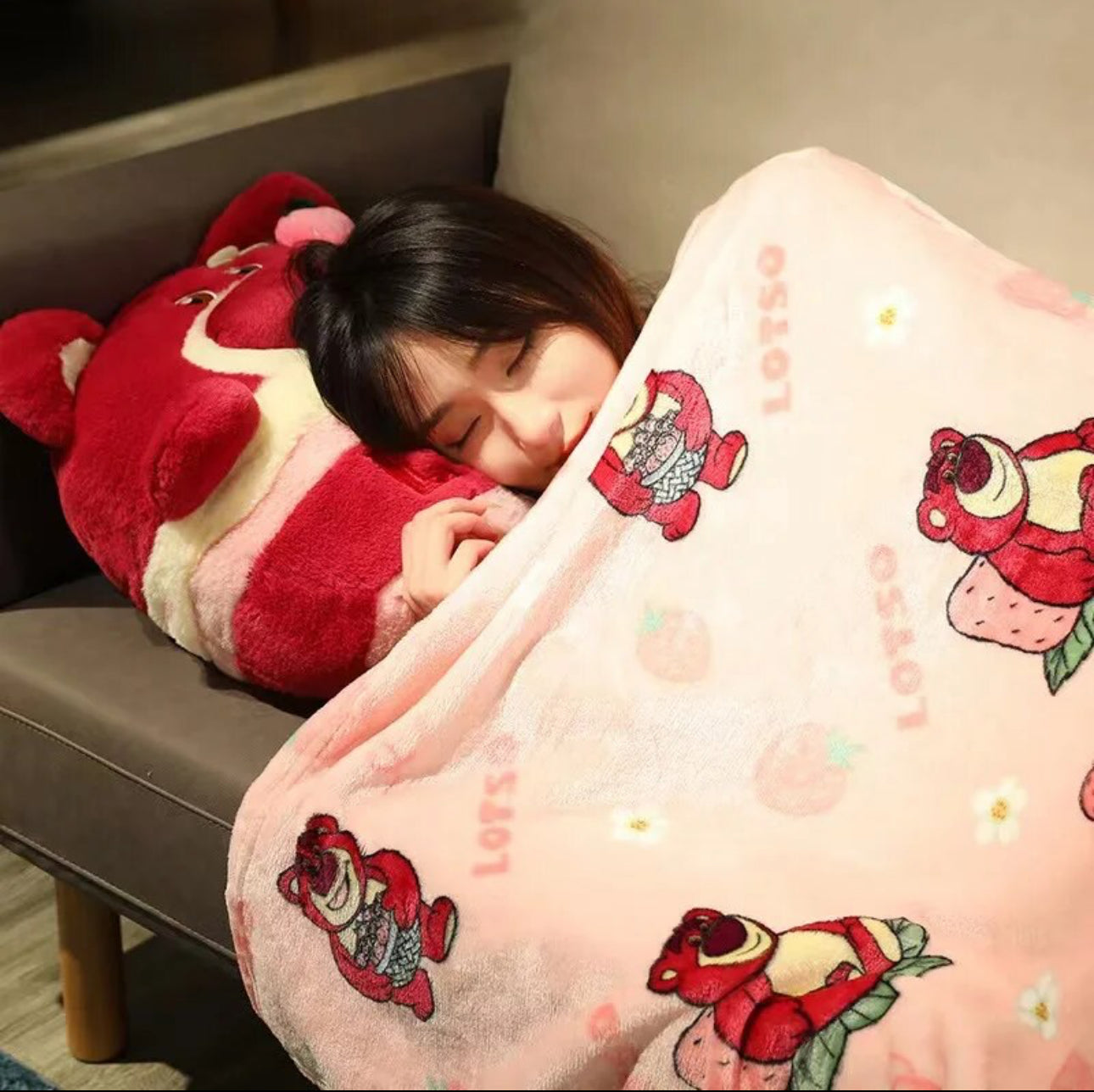 Lotso blanket pillow