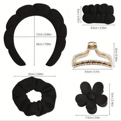 7pcs/Set Women's SPA Headband Set