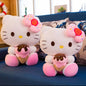 30Cm Hello Kitty Plush Toy Plushies Sanrio Doll Kawaii Kt Home Decoration Room Pillow Stuffed Animals Plush Toys Birthday Gift