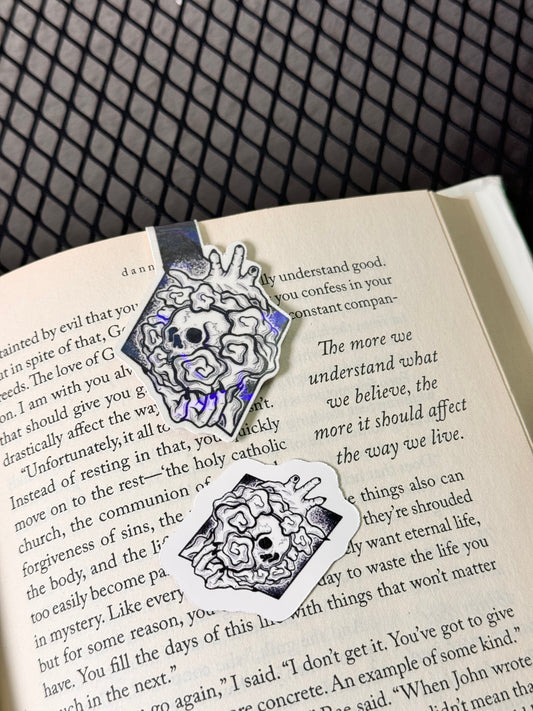 Skull Cloud Magnetic Bookmarks