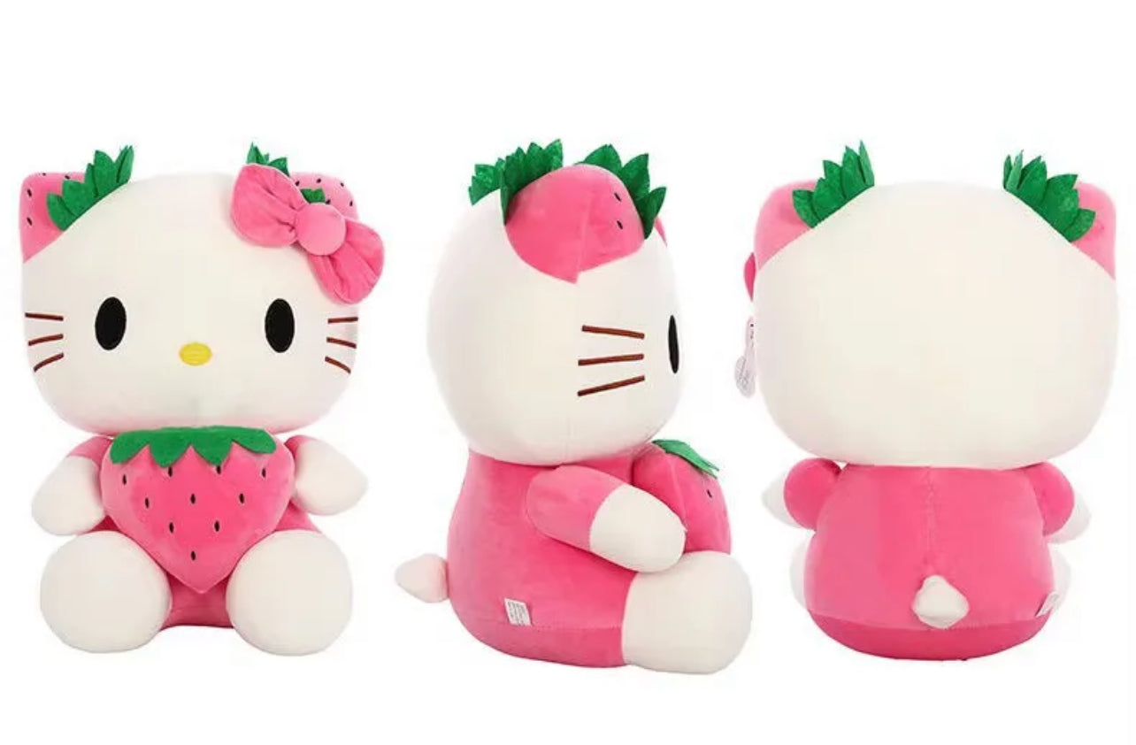 Kawaii Sanrio Plush Doll Toy Y2K Hello Kitty Plushies Home Decoration Soft Room Pillow Stuffed