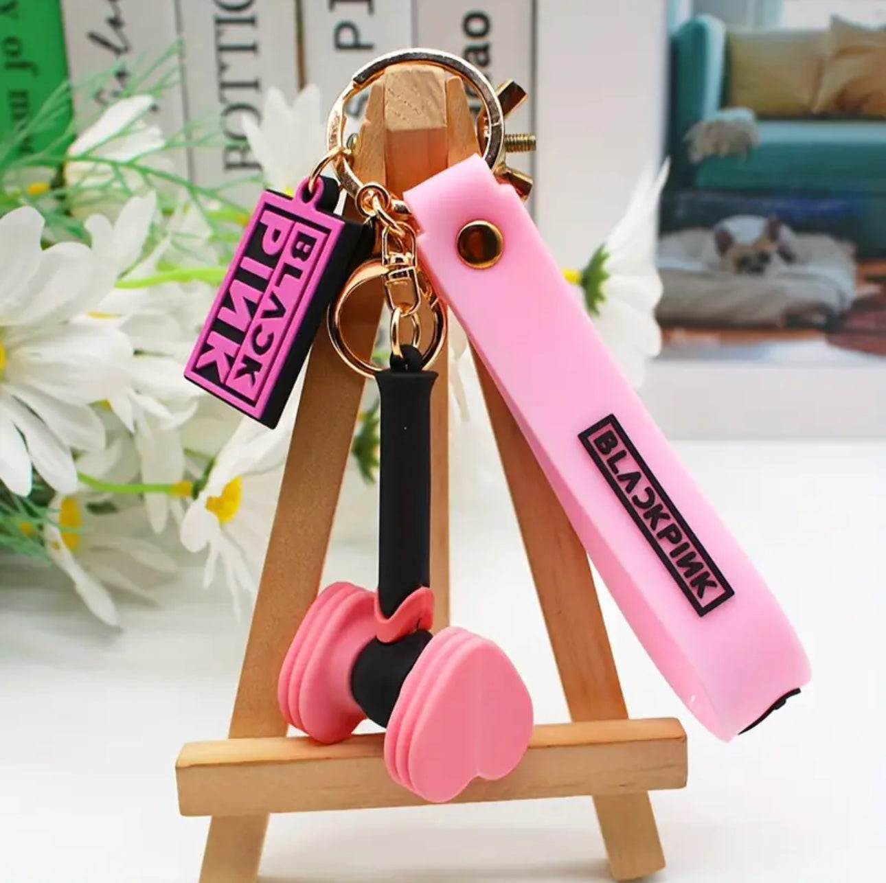 Pink Hammer keychains