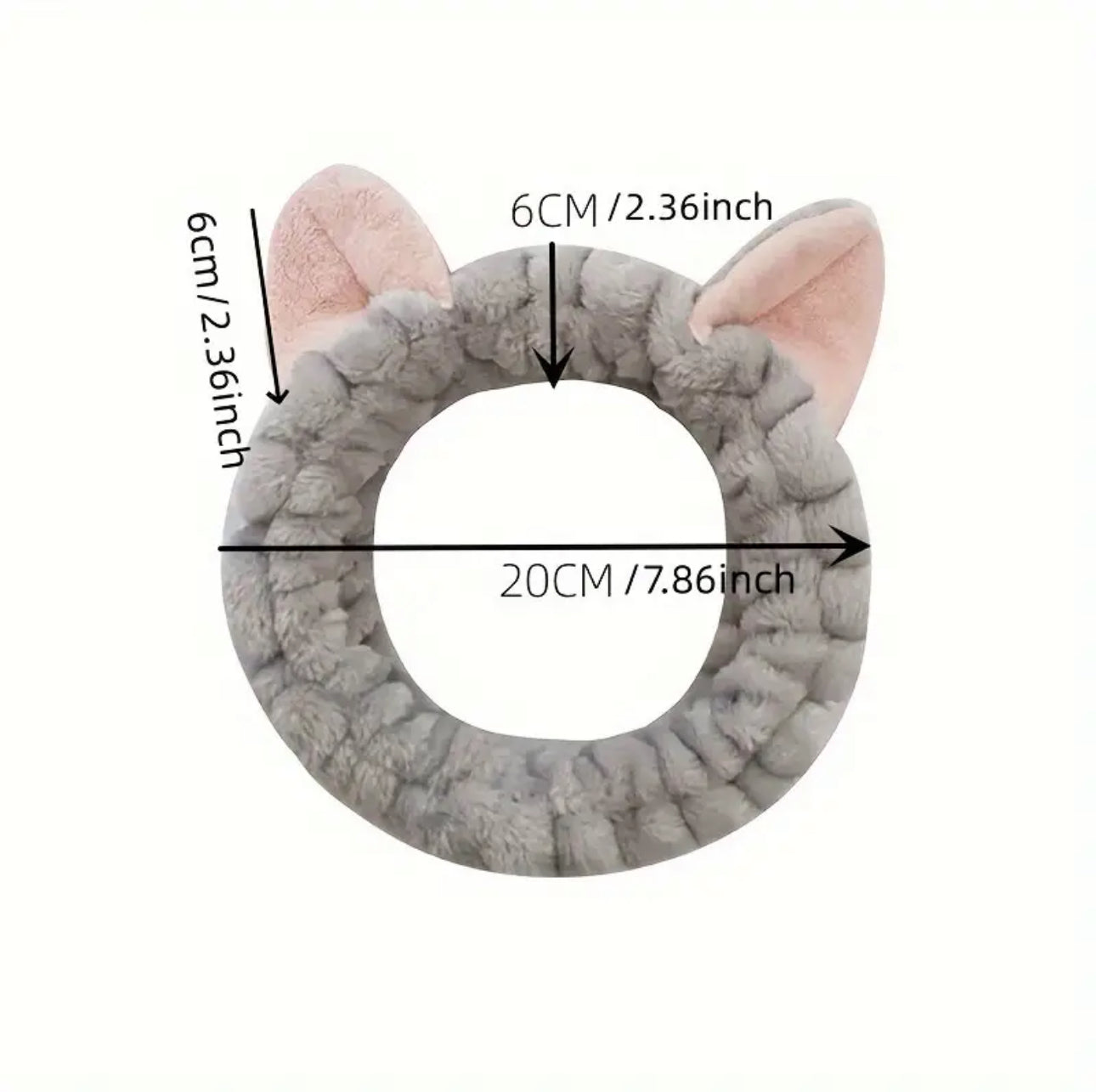 Plush Cat Ear Headband