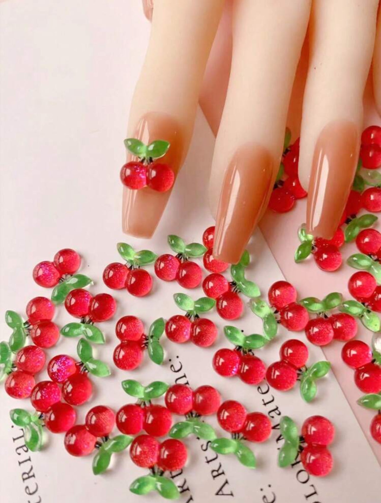 30pcs Resin ShapeCherry