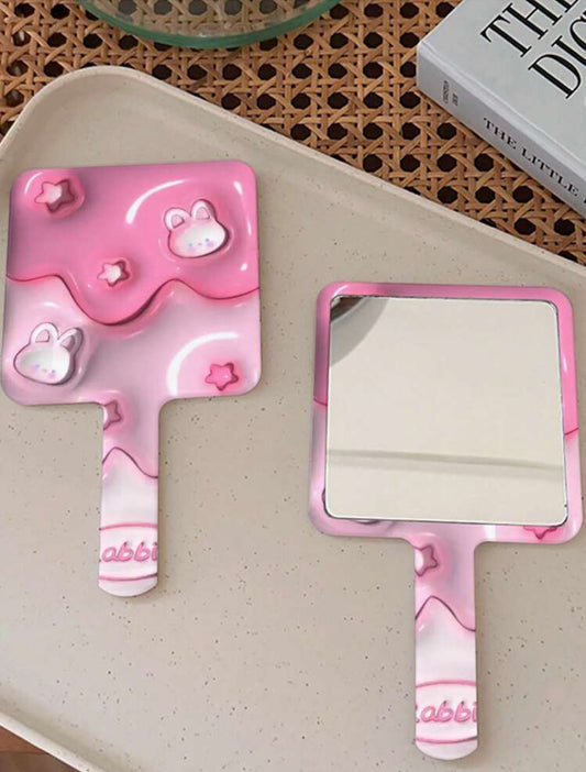 1pc Cute Small Mirror For Girls