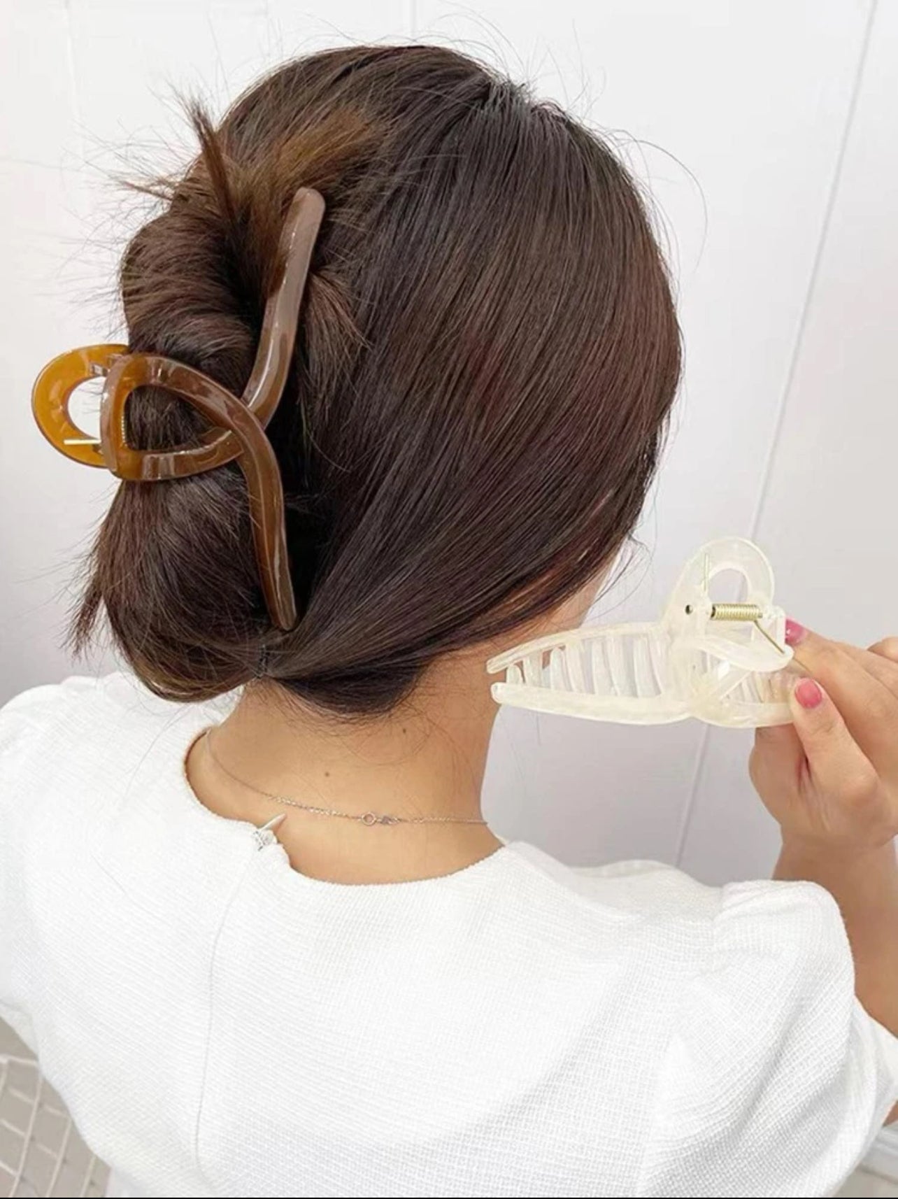 Women Criss Cross Casual Hair Claw, For Decoration