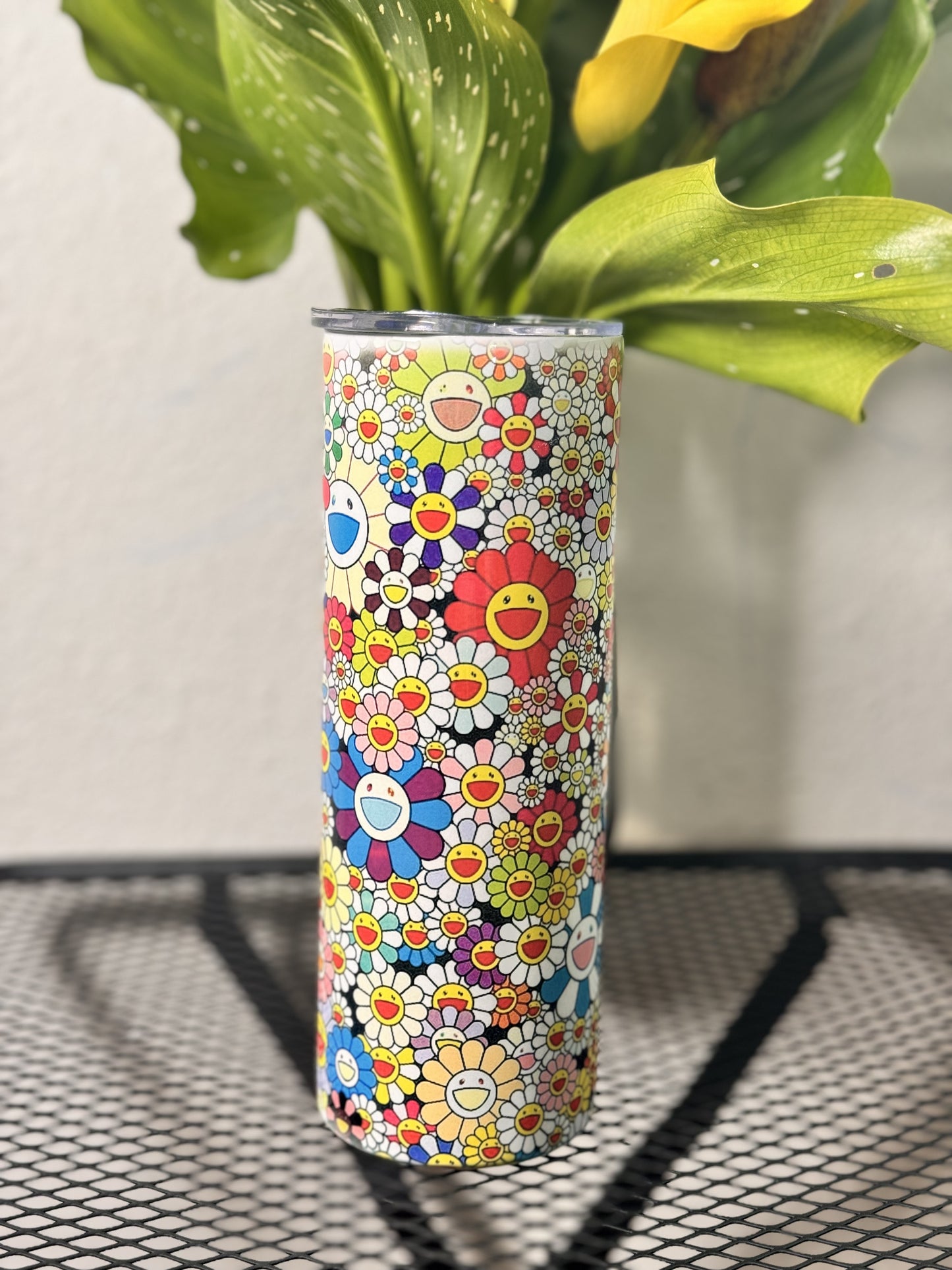 Smiley Sunflower Tumbler